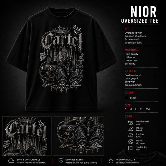 Cartel Milano Nior oversized t-shirt