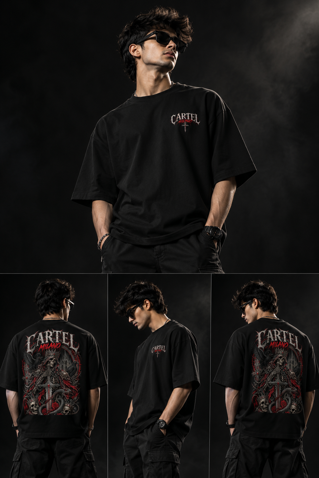 Cartel Milano Skeleton Legacy Oversized T-Shirt